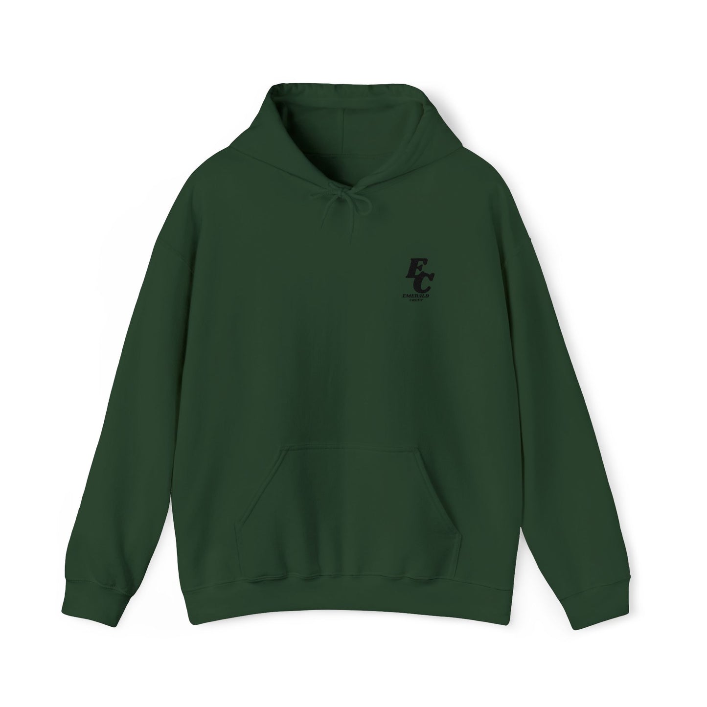 Minimal 'EC' Chest Logo Hoodie
