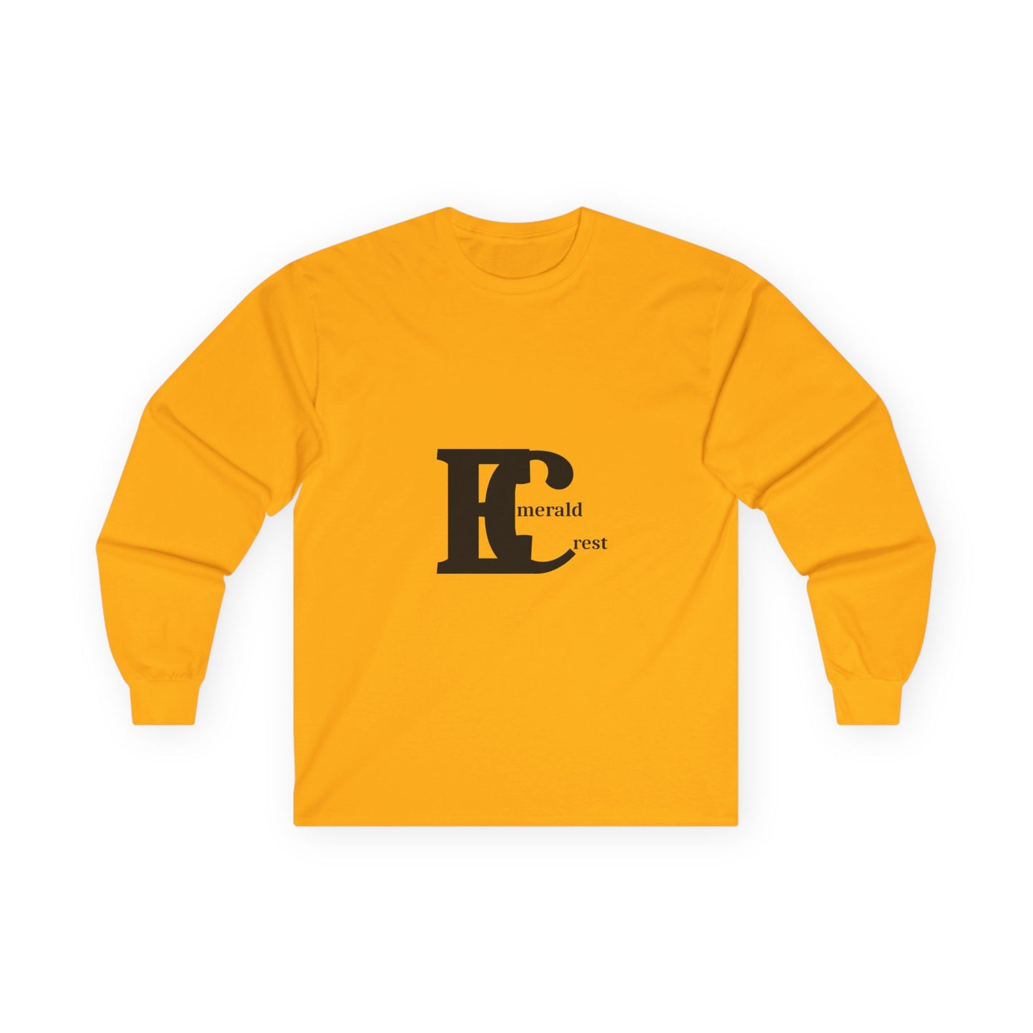 Emerald Crest Mid Logo Unisex Ultra Cotton Long Sleeve T-Shirt