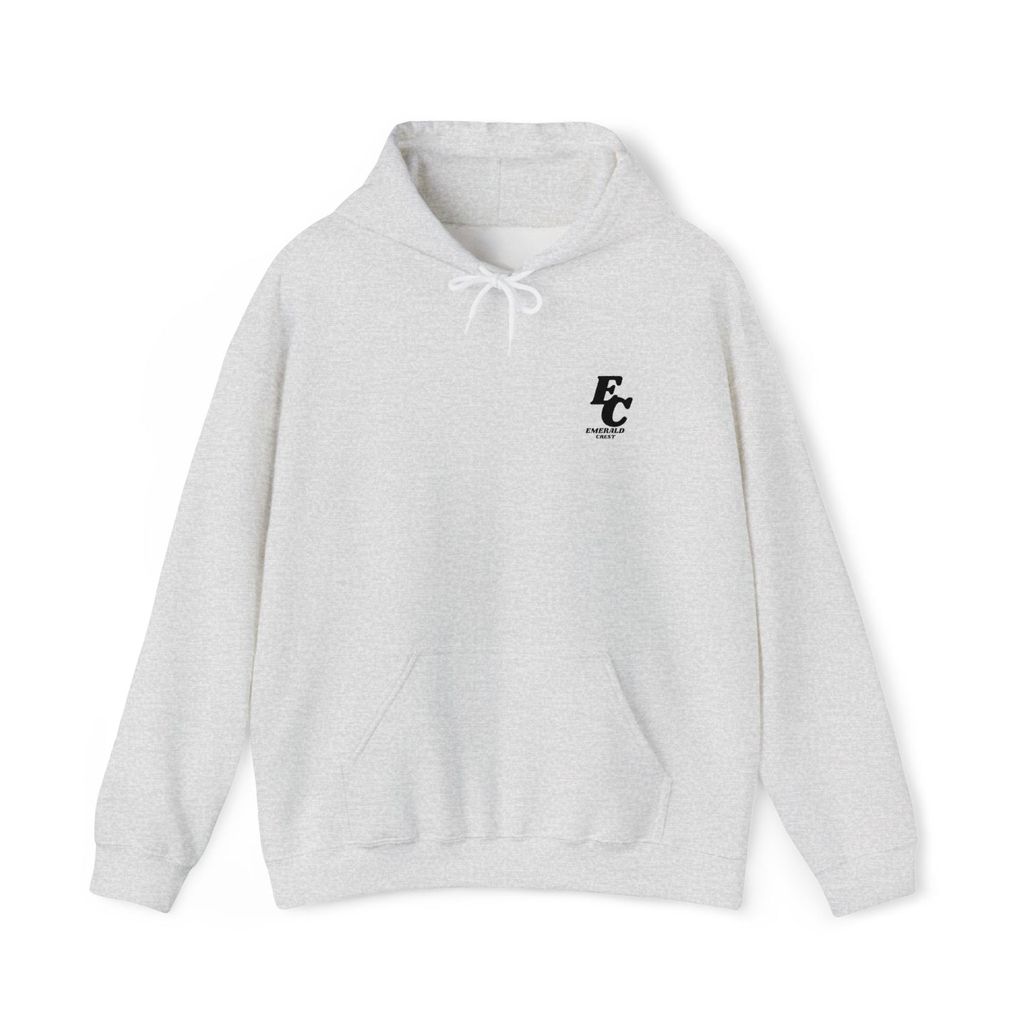 Minimal 'EC' Chest Logo Hoodie