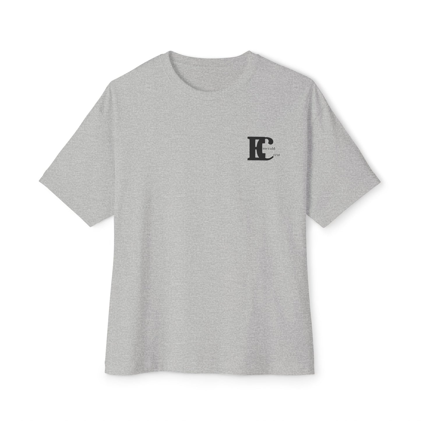 Emerald Crest Monogram Minimalist  Logo Tee