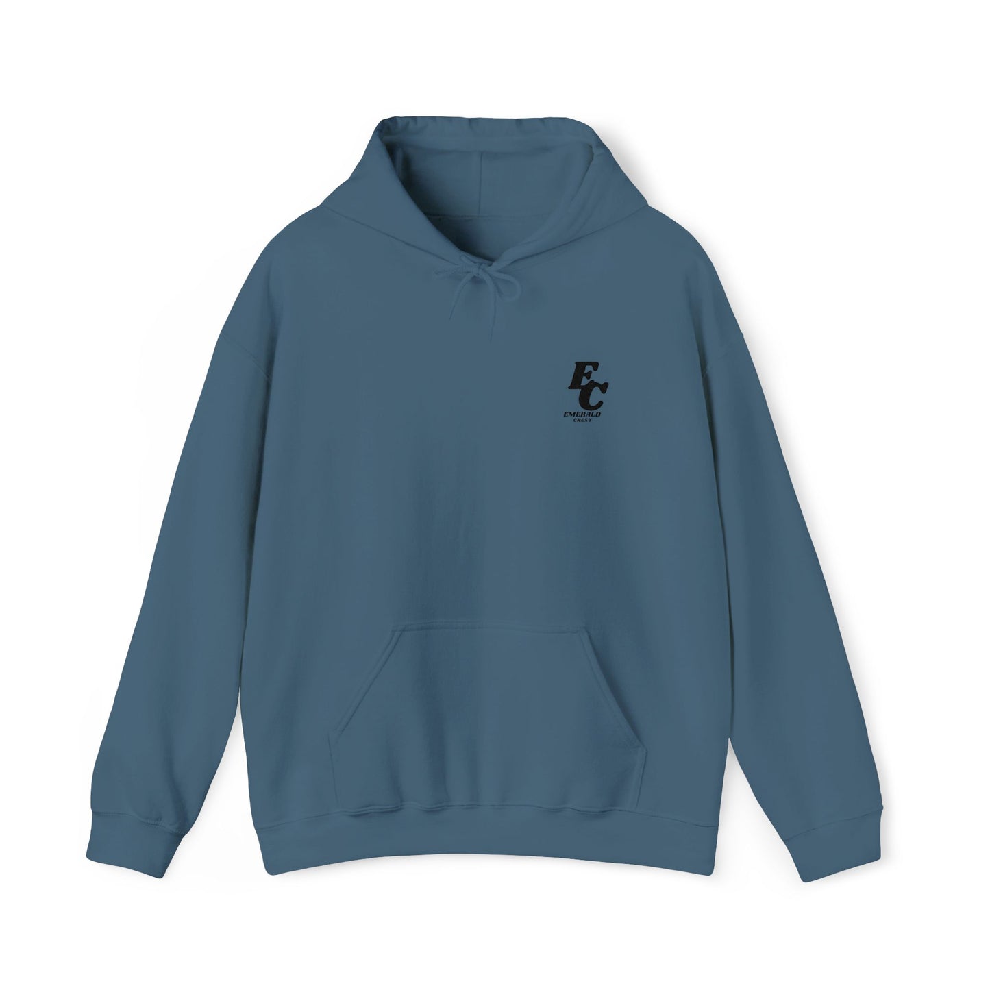 Minimal 'EC' Chest Logo Hoodie