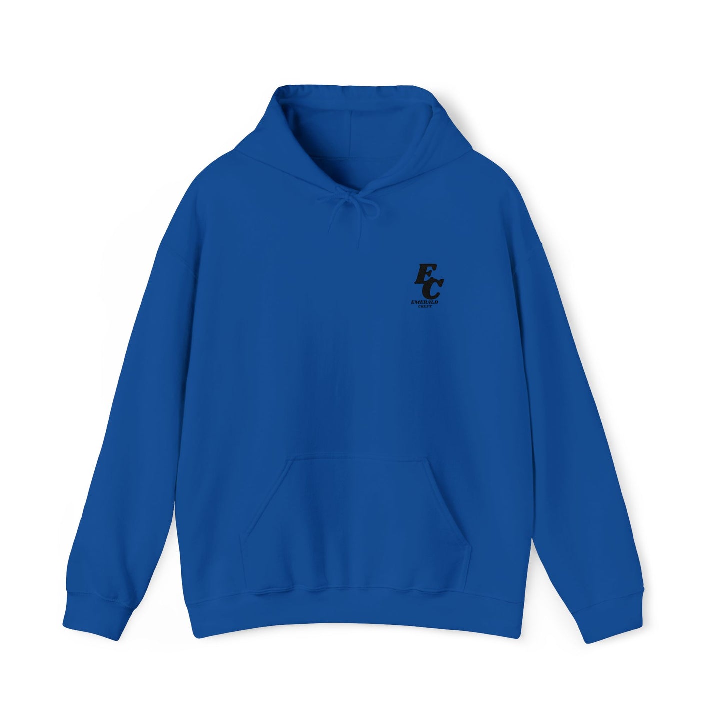 Minimal 'EC' Chest Logo Hoodie