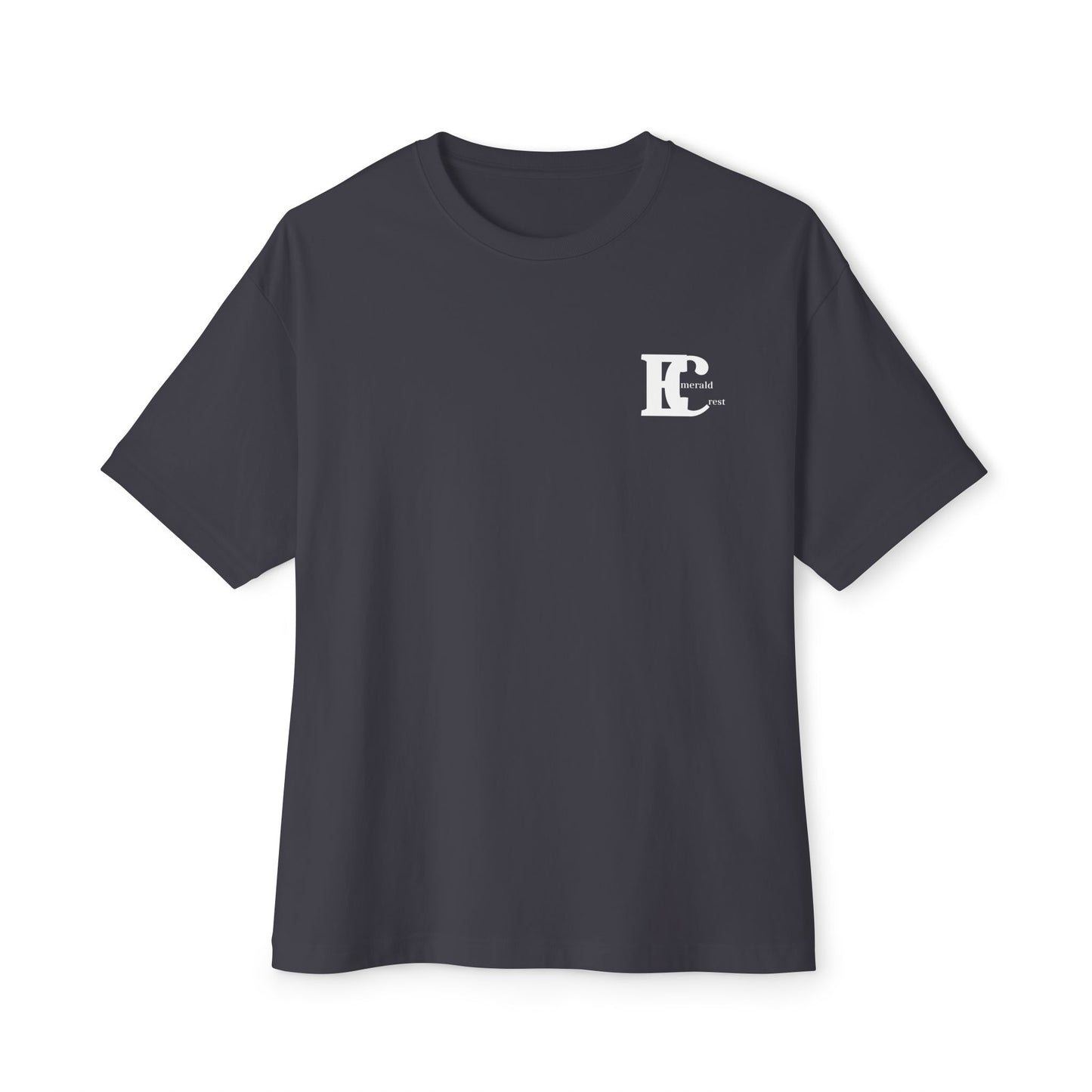 Emerald Crest Monogram Minimalist  Logo Tee