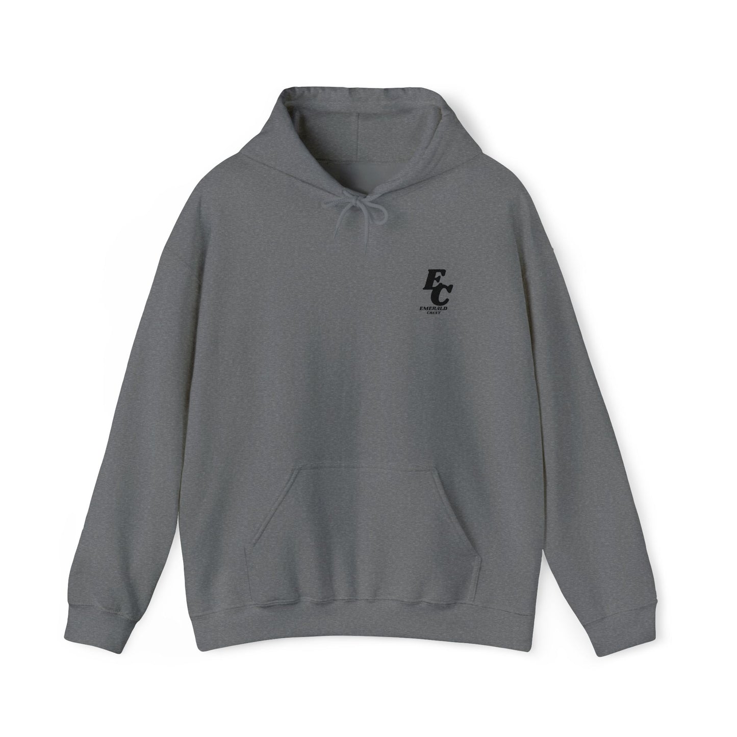 Minimal 'EC' Chest Logo Hoodie