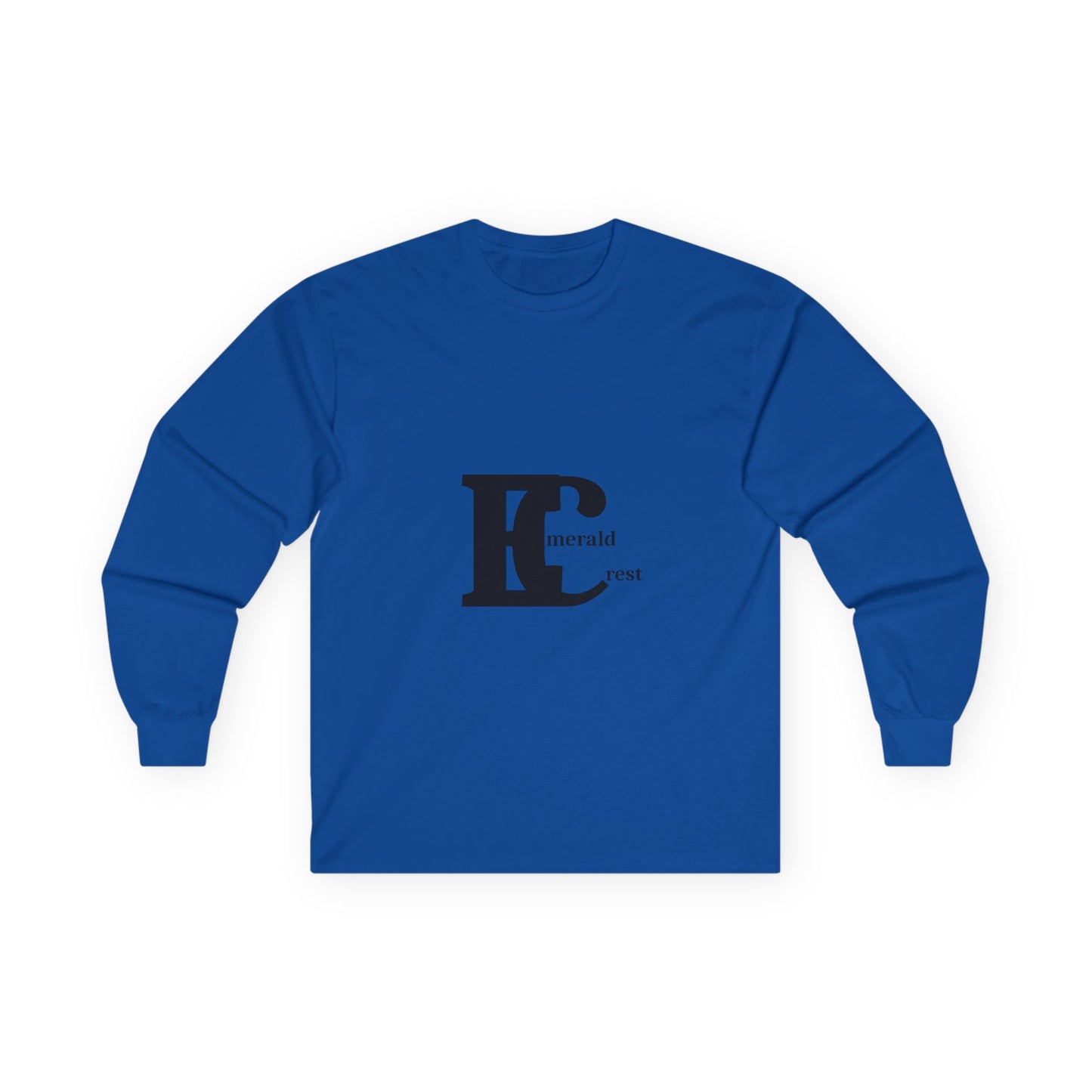 Emerald Crest Mid Logo Unisex Ultra Cotton Long Sleeve T-Shirt
