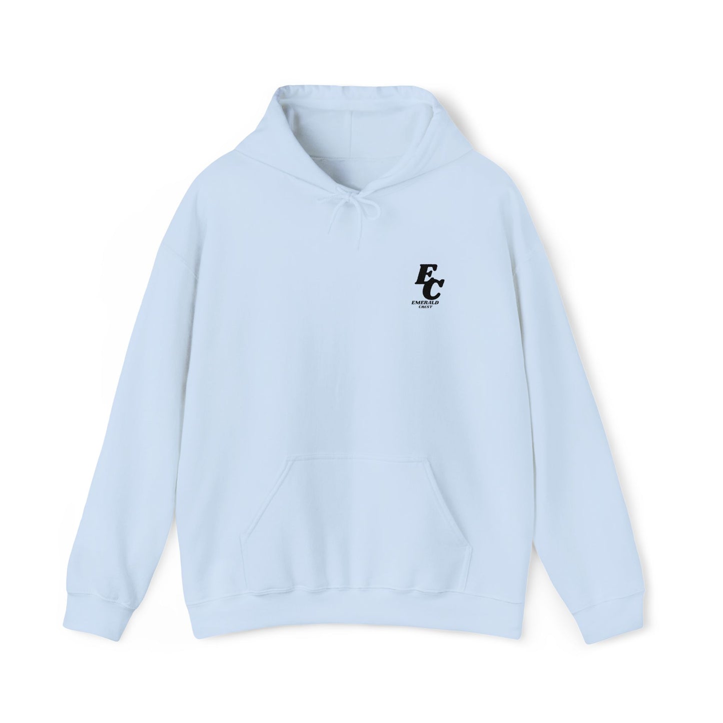 Minimal 'EC' Chest Logo Hoodie