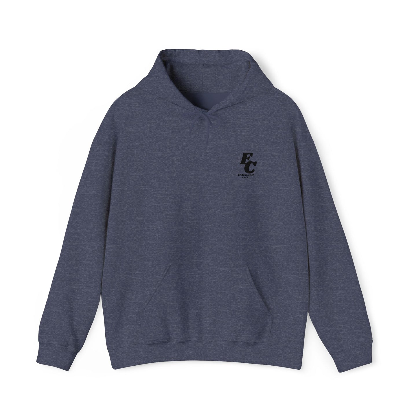 Minimal 'EC' Chest Logo Hoodie
