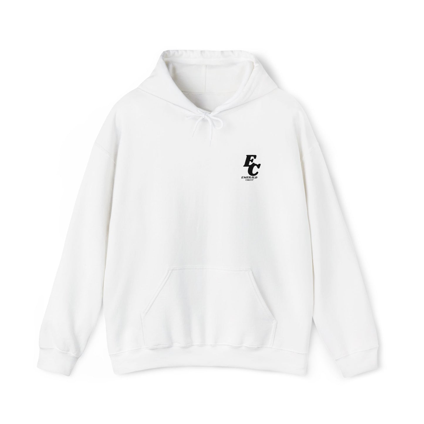 Minimal 'EC' Chest Logo Hoodie