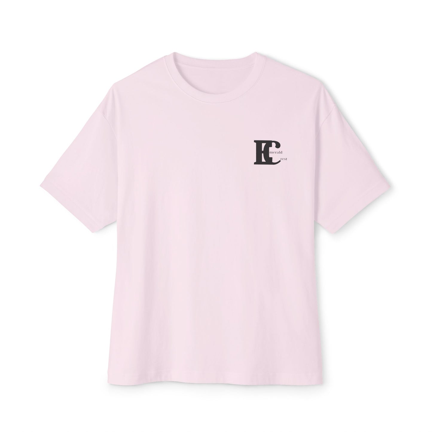 Emerald Crest Monogram Minimalist  Logo Tee