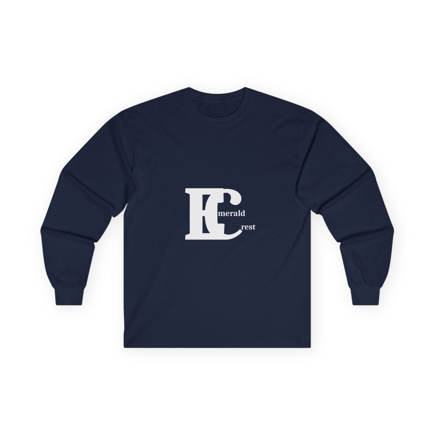 Emerald Crest Mid Logo Unisex Ultra Cotton Long Sleeve T-Shirt