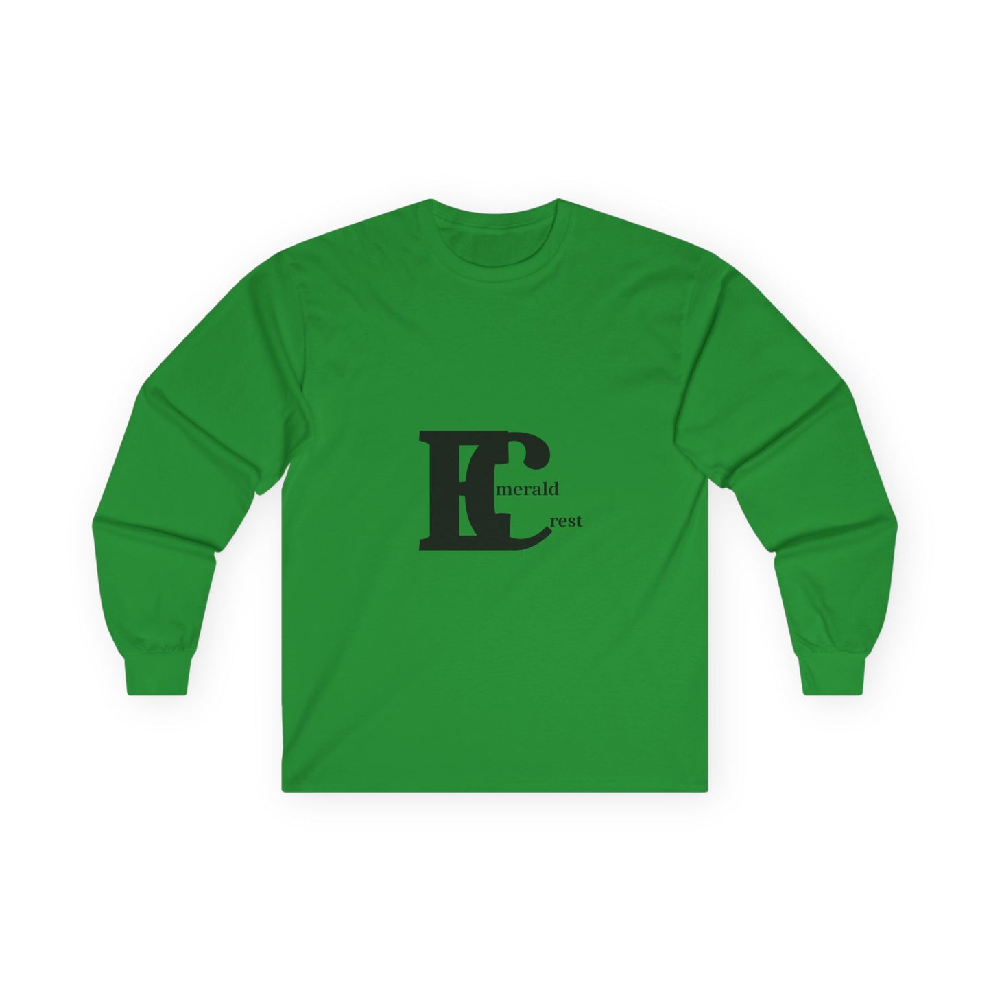 Emerald Crest Mid Logo Unisex Ultra Cotton Long Sleeve T-Shirt