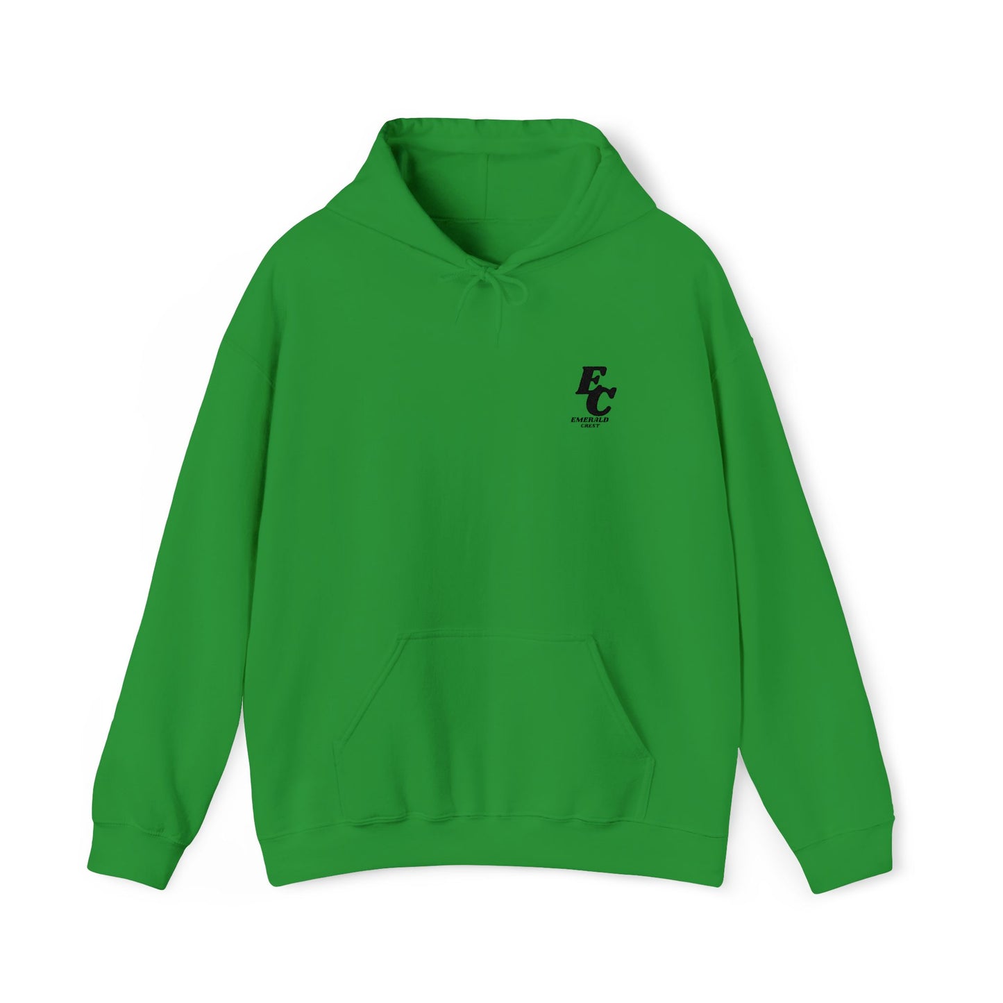 Minimal 'EC' Chest Logo Hoodie