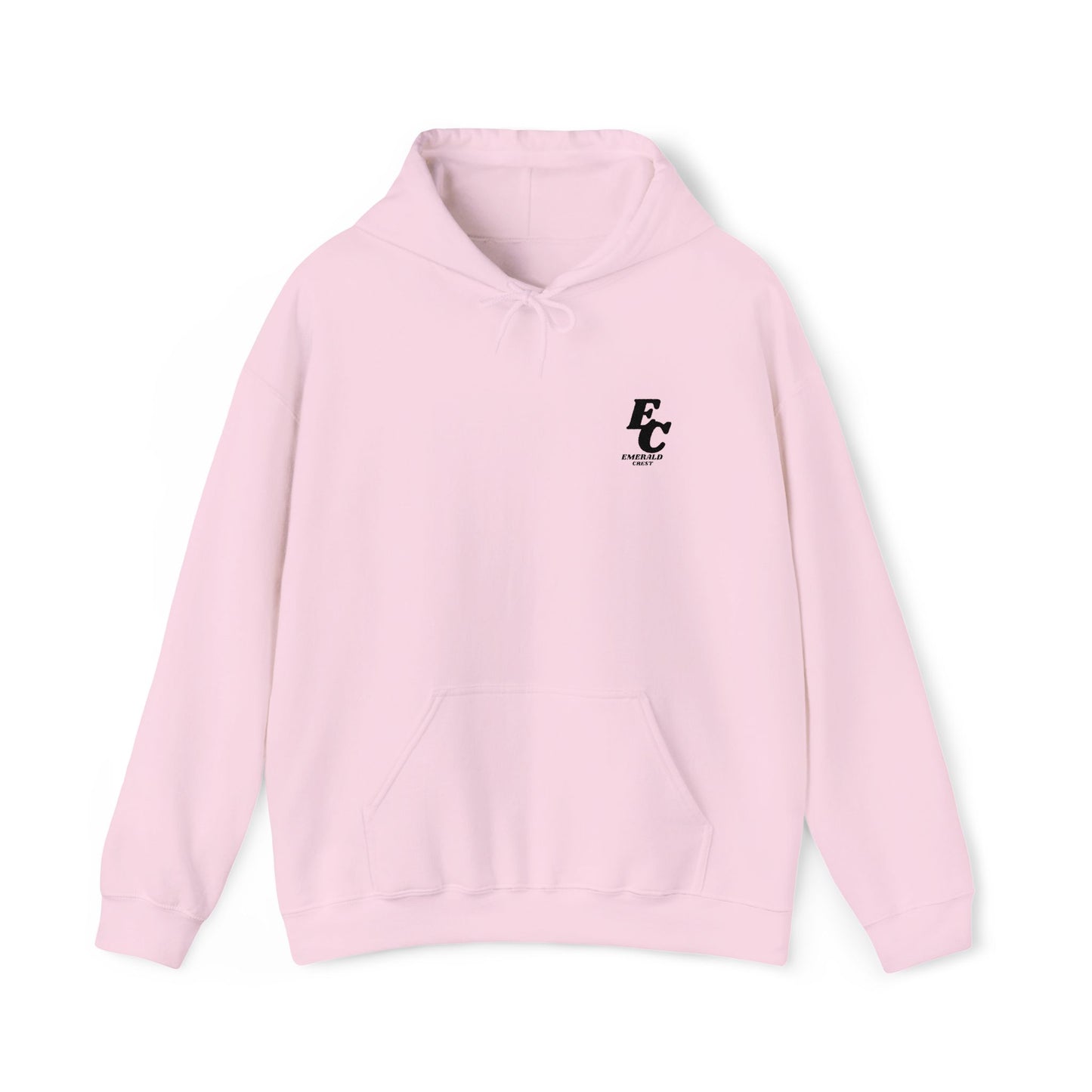Minimal 'EC' Chest Logo Hoodie