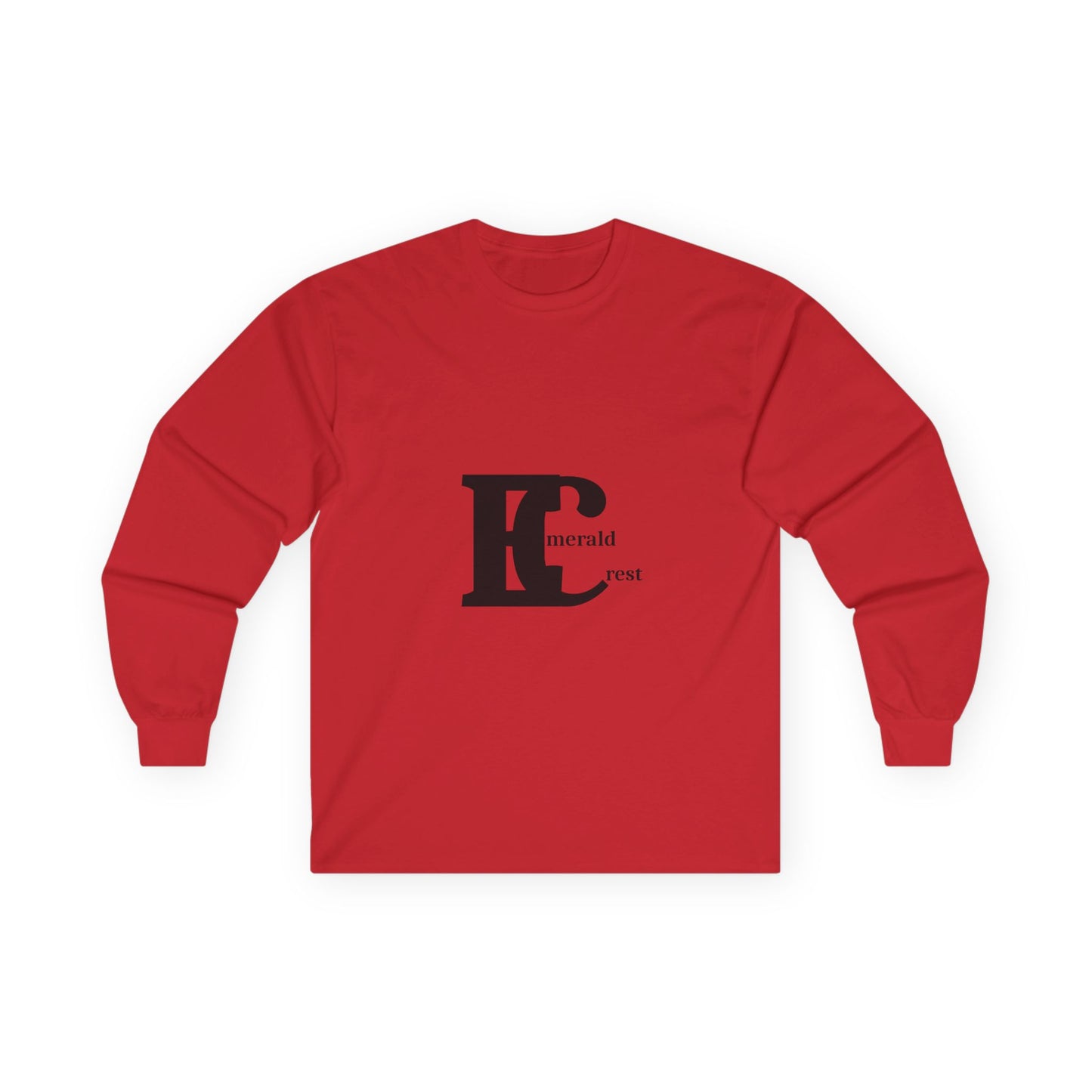 Emerald Crest Mid Logo Unisex Ultra Cotton Long Sleeve T-Shirt
