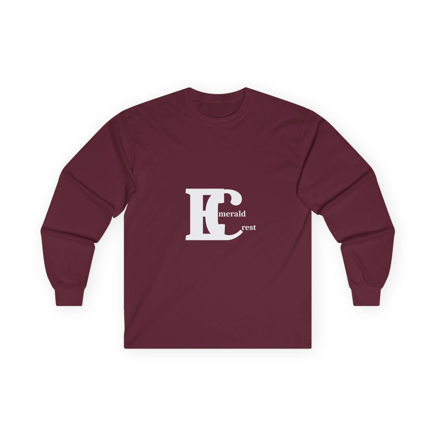 Emerald Crest Mid Logo Unisex Ultra Cotton Long Sleeve T-Shirt