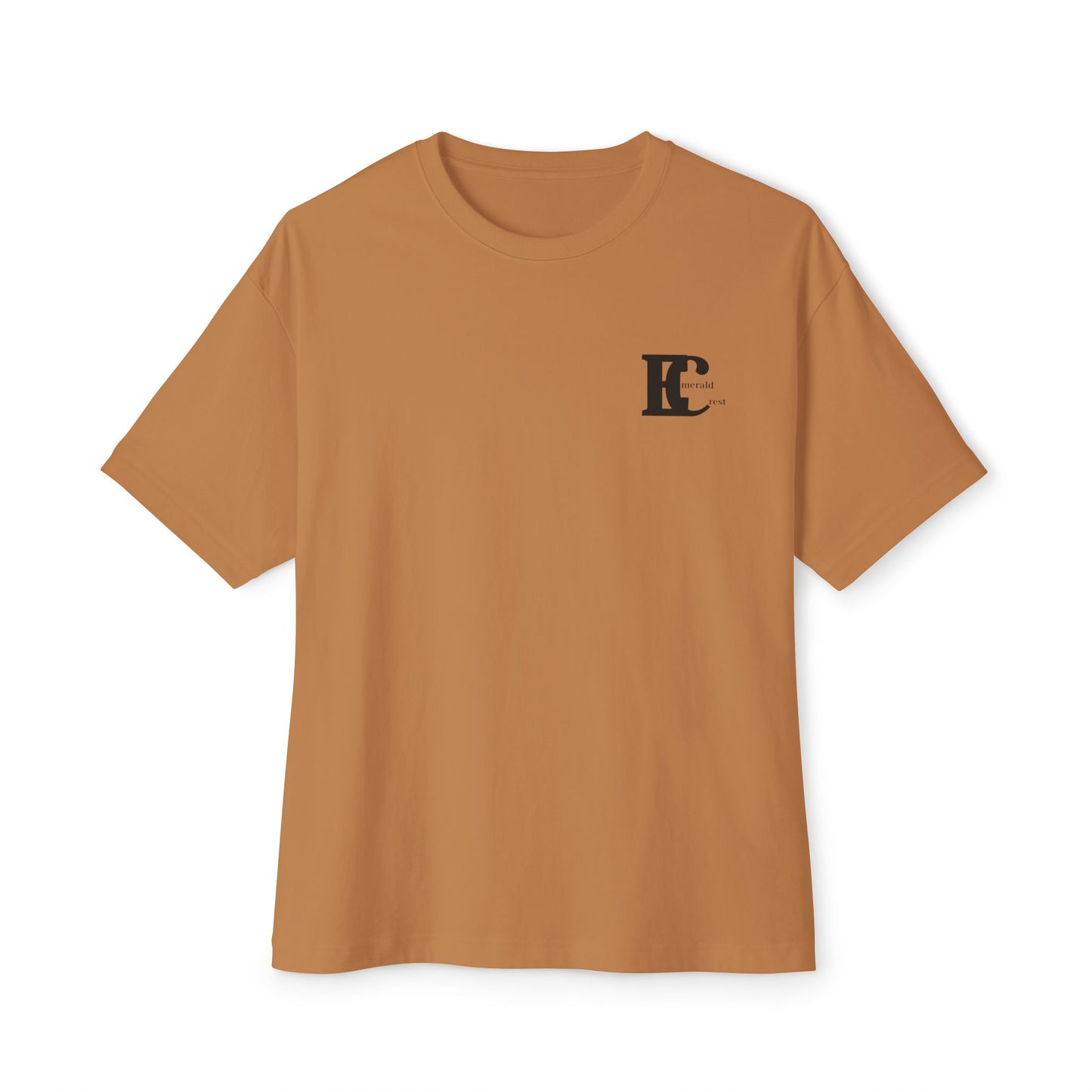 Emerald Crest Monogram Minimalist  Logo Tee