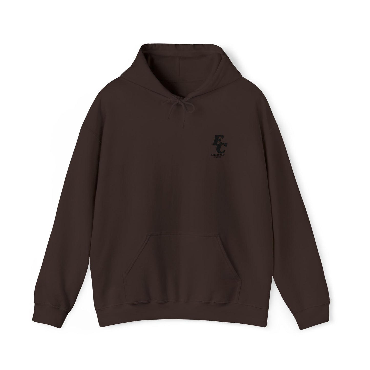 Minimal 'EC' Chest Logo Hoodie