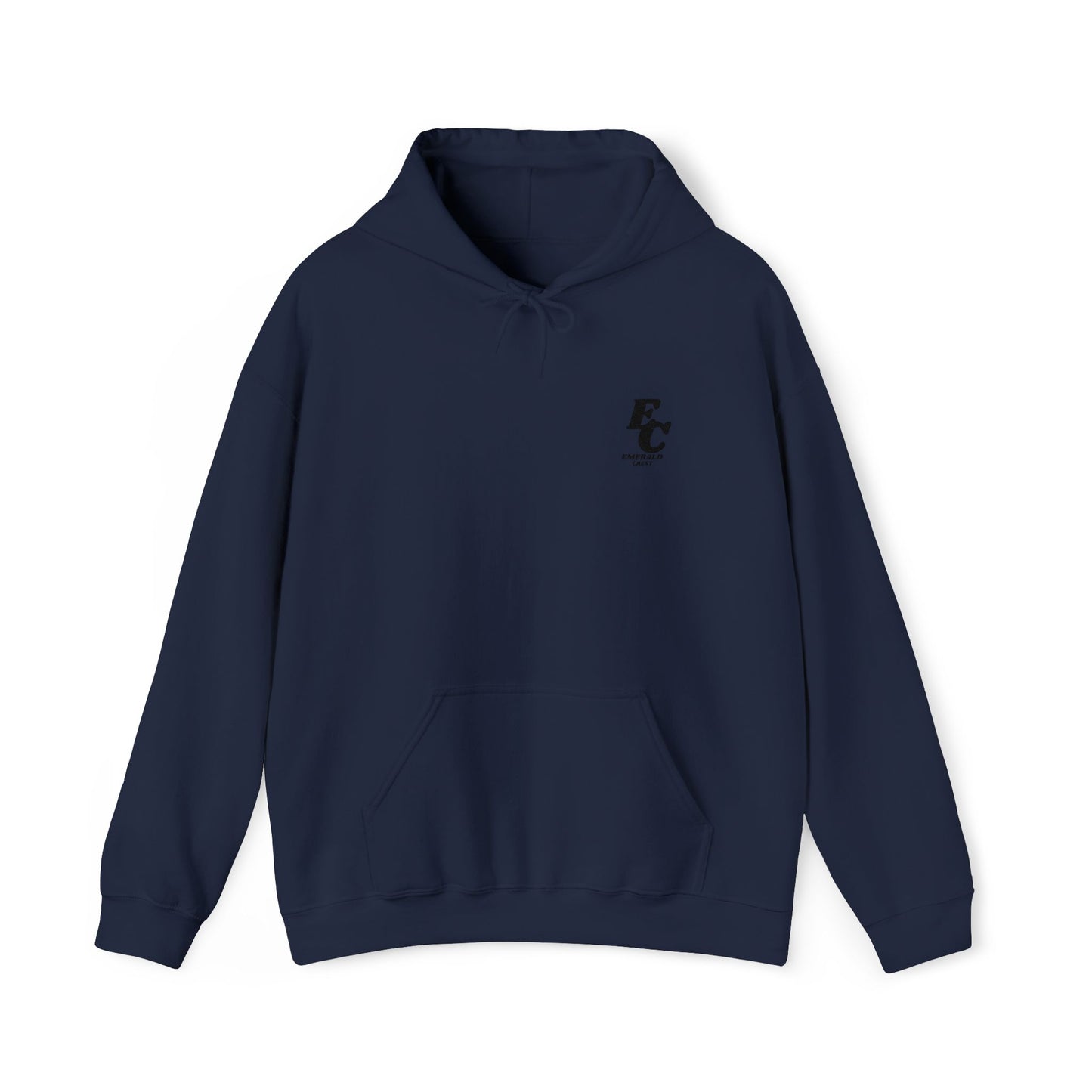 Minimal 'EC' Chest Logo Hoodie
