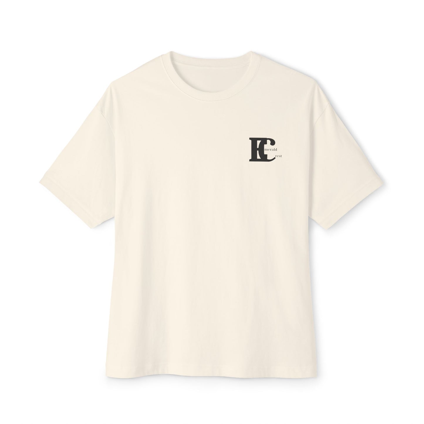 Emerald Crest Monogram Minimalist  Logo Tee