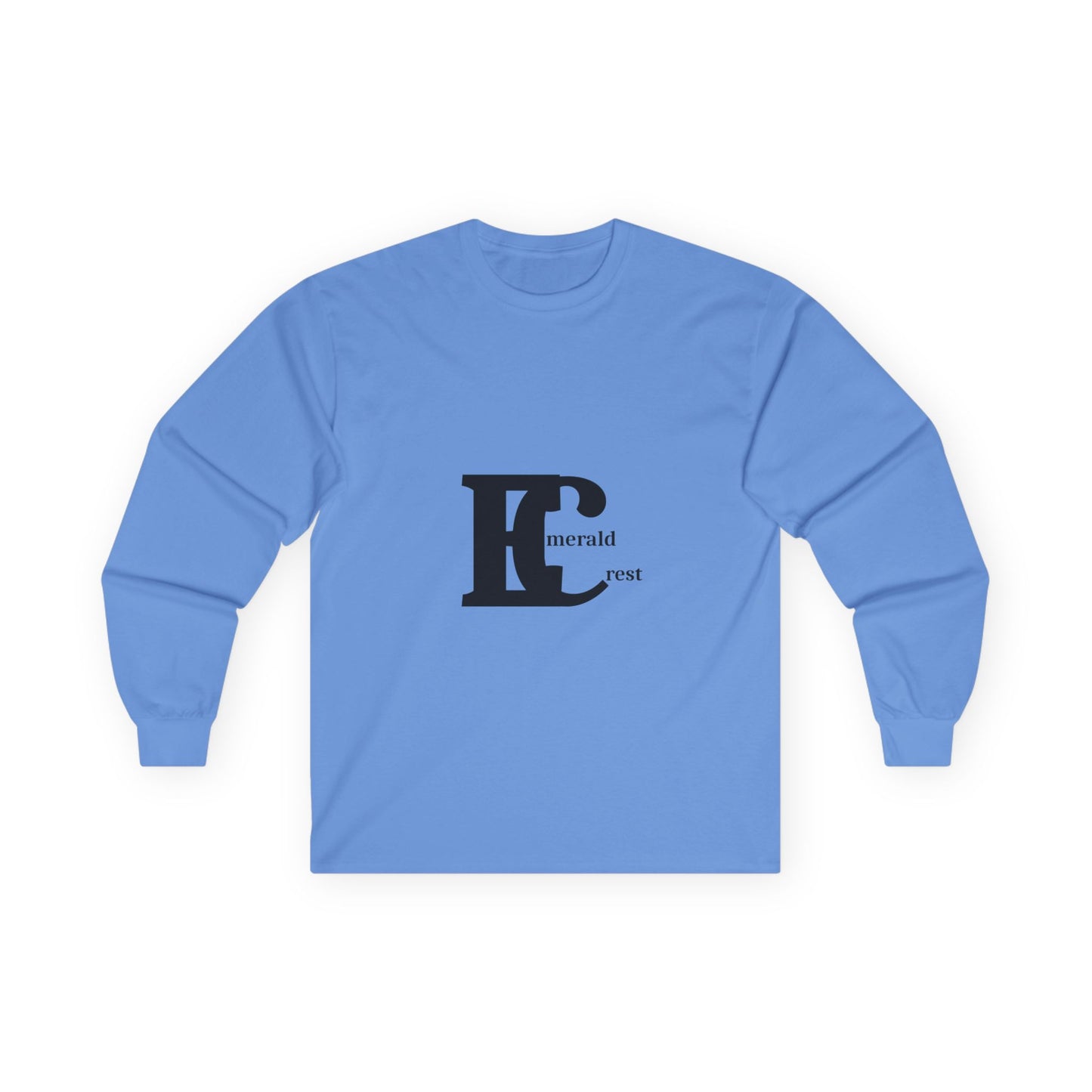 Emerald Crest Mid Logo Unisex Ultra Cotton Long Sleeve T-Shirt