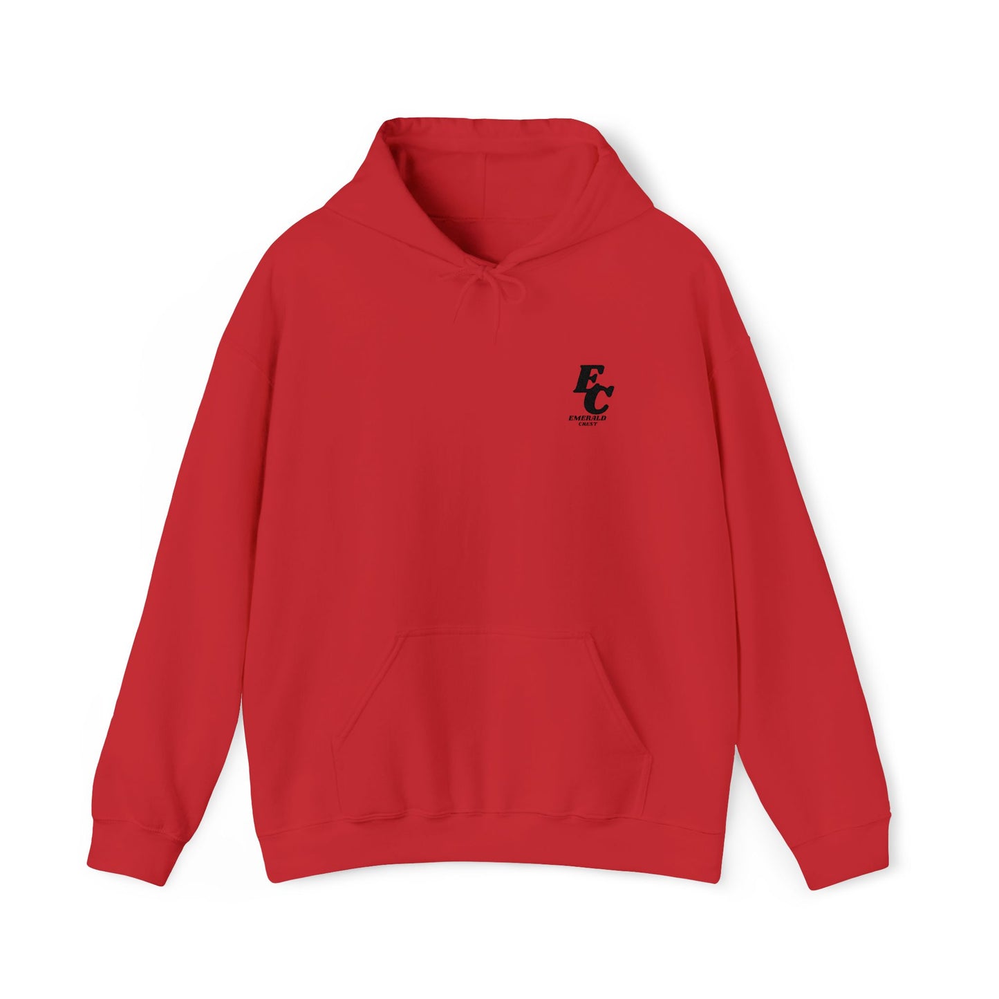 Minimal 'EC' Chest Logo Hoodie