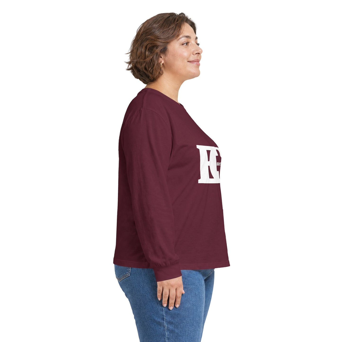 Emerald Crest Mid Logo Unisex Ultra Cotton Long Sleeve T-Shirt